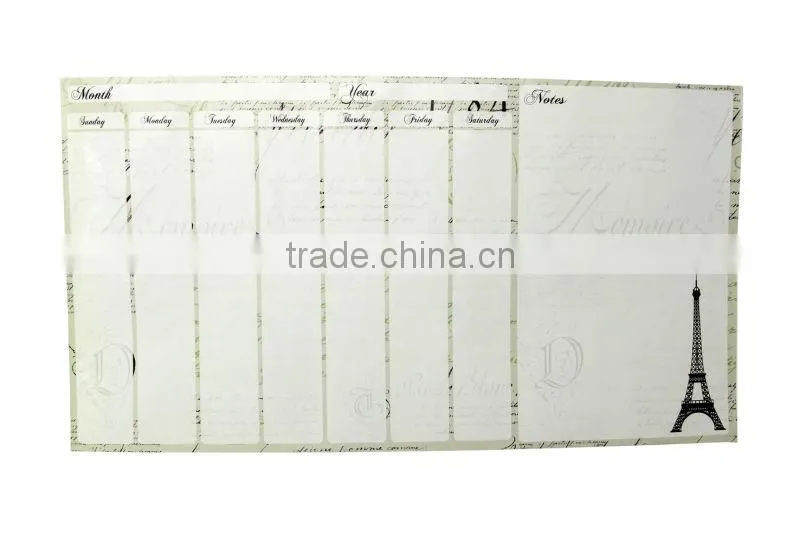 Repositionable Calendar Memo Decals
