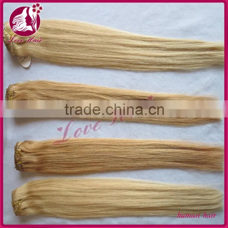 6A Grad Very Popular Malaysian virgin hair products 100 unprocessed Clip in hair extension