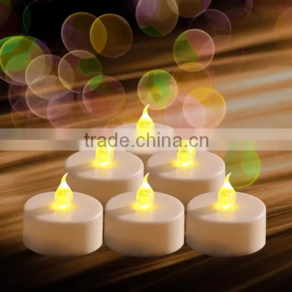 Wholesale Flameless Candles Flickering LED Tea Lights Blue