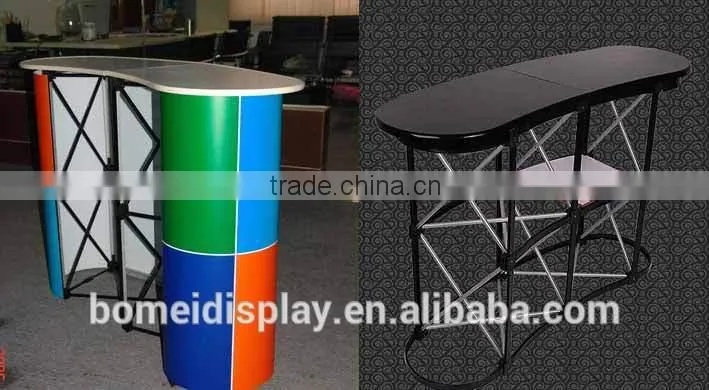 Expo promotional exhibition customized aluminum 2*2 pop up advertising counter