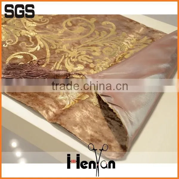 wholesale custom wedding gold table runners