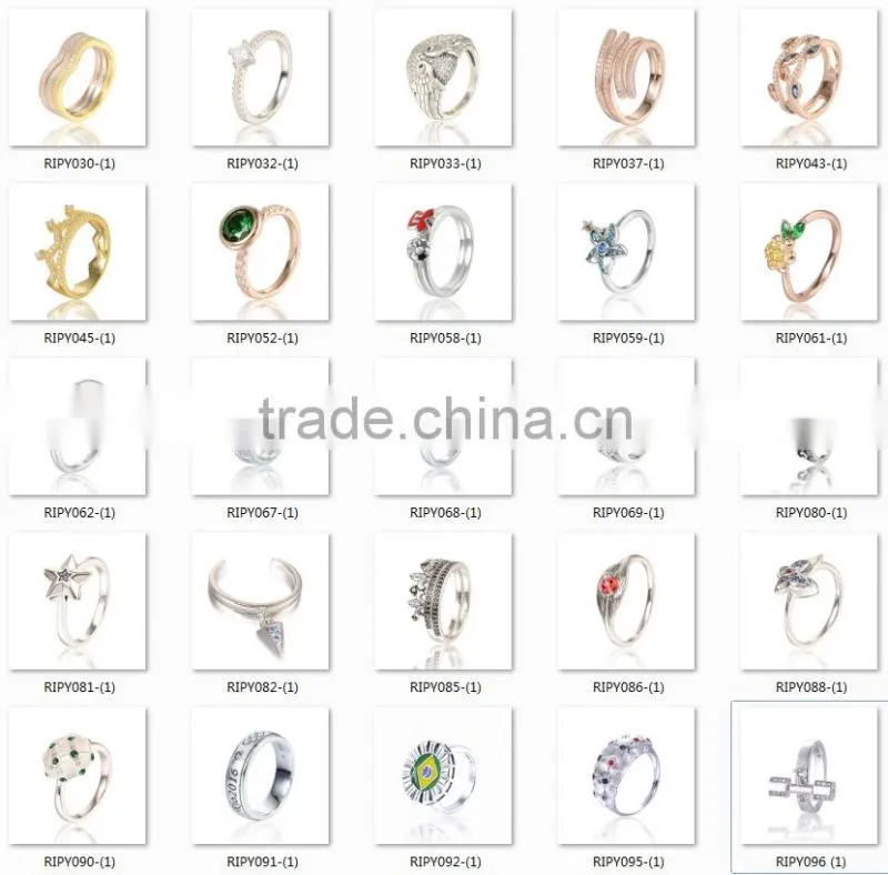 Women Gemstone Rings in Silver 925 Wholesale Silver Jewelry SRO040R