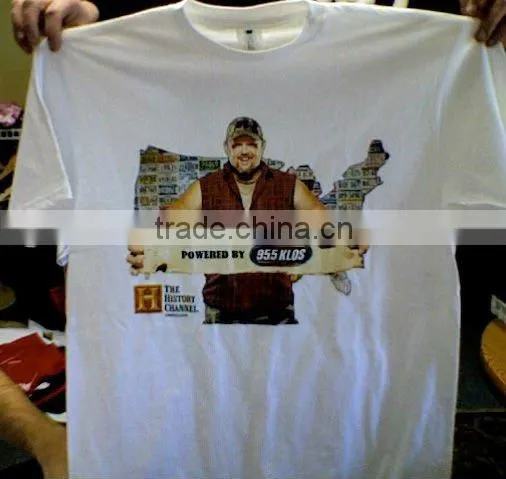 white ink solution t-shirt digital printing machine NC-610A/Imprimante por vetement encre blanc