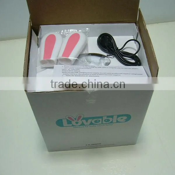 2014 Portable LED Lamp, touchable night light, Living room Desk Lamp, Rechargeable Rabbit touch table lamp.