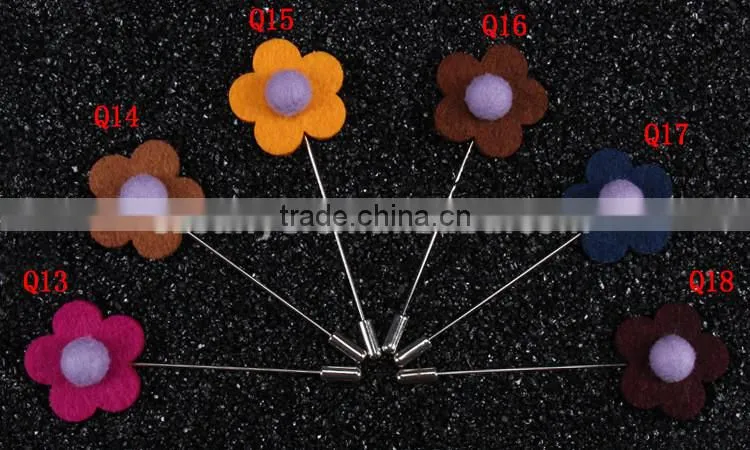 hand made lapel flower pin LAP071