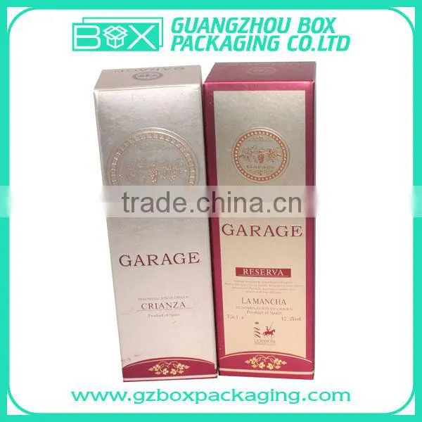 Good Selling High Quality Simple Paper Wine Boxes