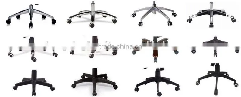 White color Racing office chair racing seat with special armrest and nylon base
