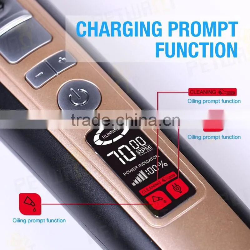 2016 newest hot sale rechargeable pet hair clipper