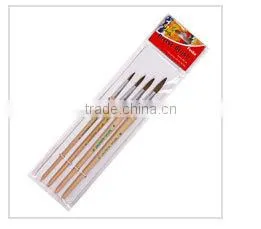 5PCS Nylon Plastic Handle Artist Brush/artist paint brush