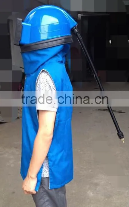 Quality Sandblasting helmet with dust mask