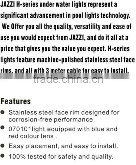 JAZZI Colorful High Quality LED Underwater Light 070101
