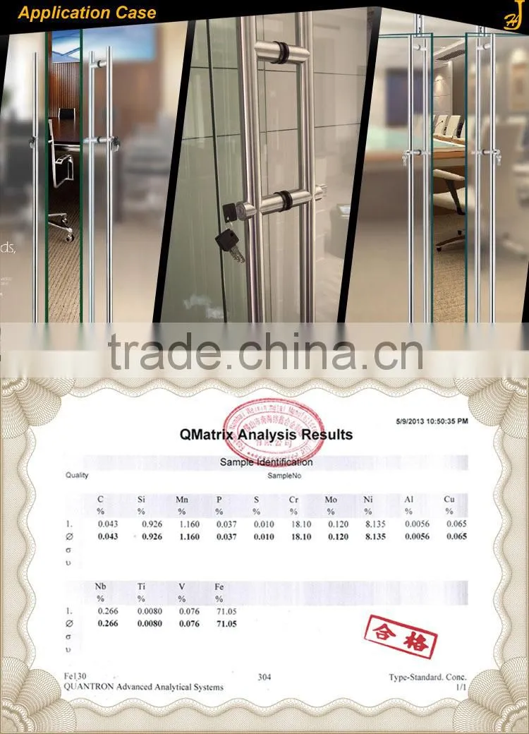 Newest tempered glass China Goods Slide Door Handle Lock