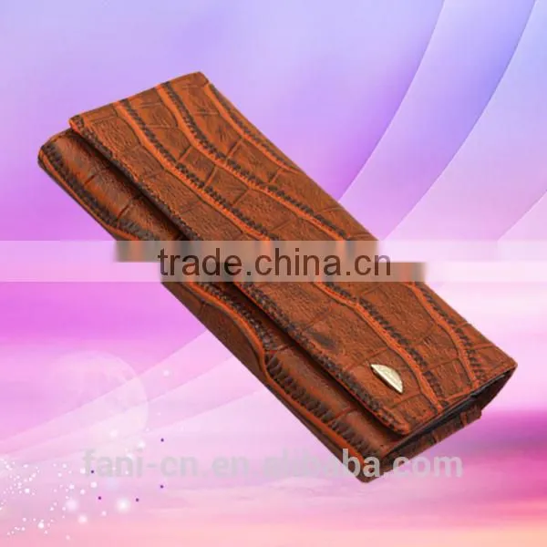 China factory wholesale fashion PU leather clutch purse for women or girls
