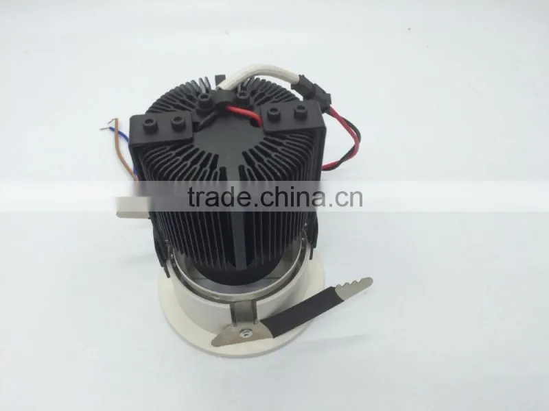 Big Size 10W Round hole Recessed 10w 72lm LED downlight TEC002C10WHT2