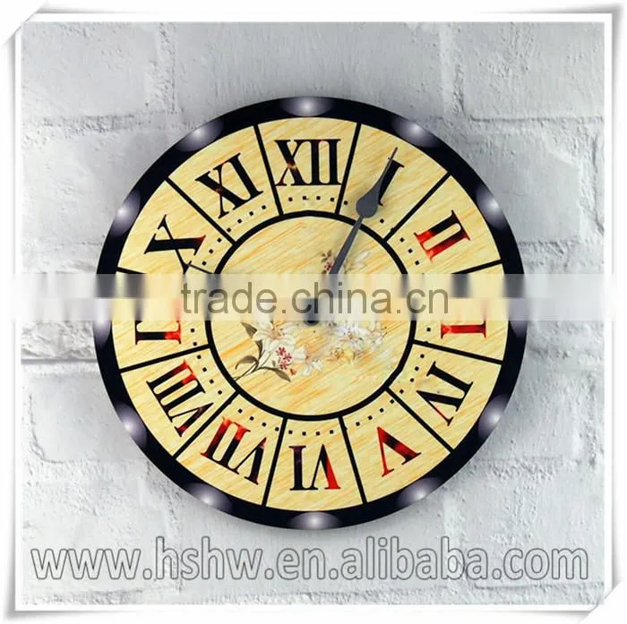6mm thickness sublimation MDF wall clock for heat press