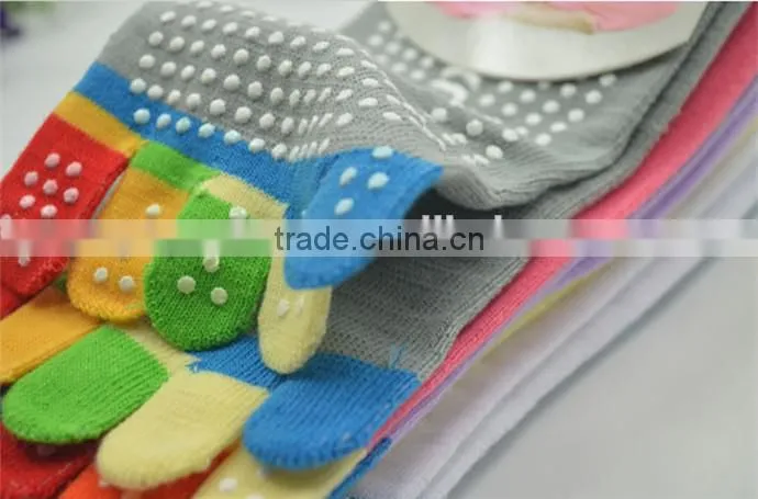 Colorful Toe Socks Five Fingers Cotton Socks Women Yoga Socks 6 Colors