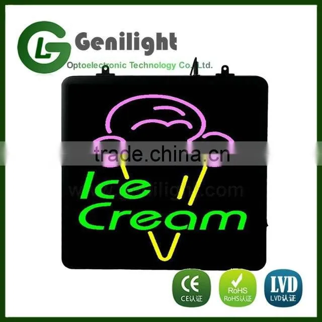 NEW Animation Ice Cream LED Neon Sign