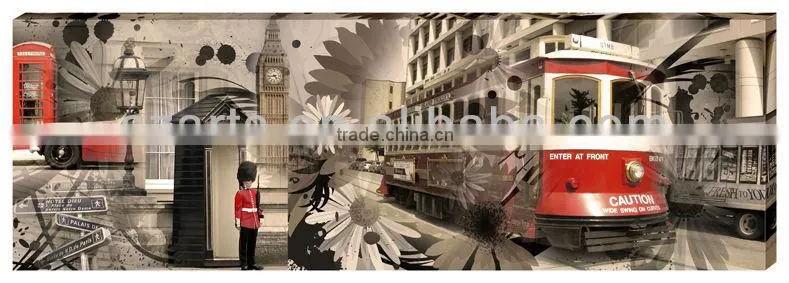 Famous London Bus canvas paintings