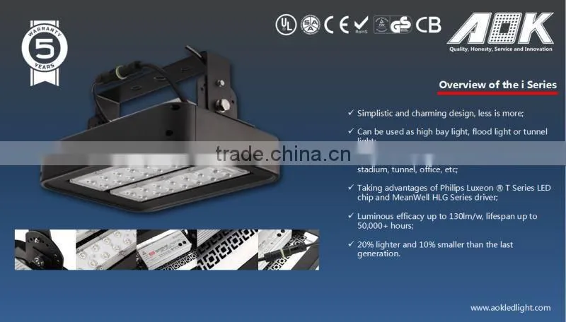 CB UL TUV GS Approval LED Low Bay Light With 5 Years Warranty