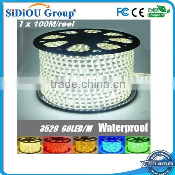 Flexible 100m 230v led strip light 3528