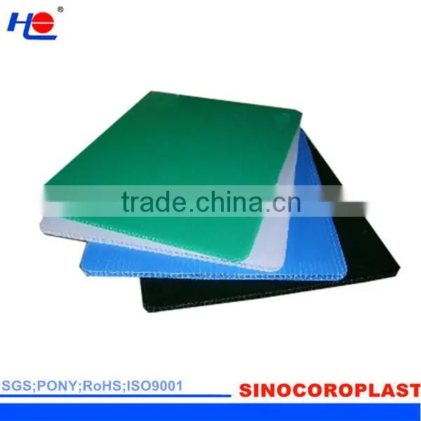 uv stabilized and convenient to move pp corex plastic board