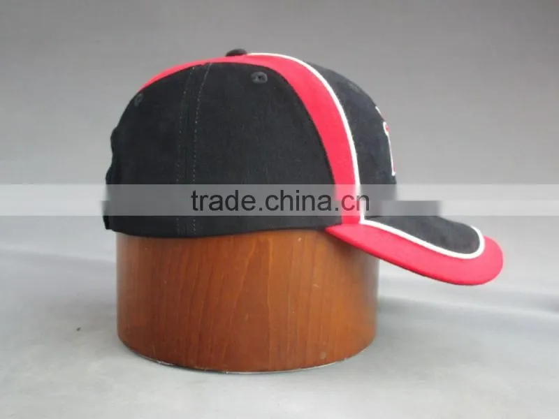 Hi quality flat embroidery 6-panel Cotton twill Baseball Cap