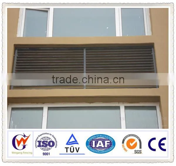 Galvanized steel and iron shutter window