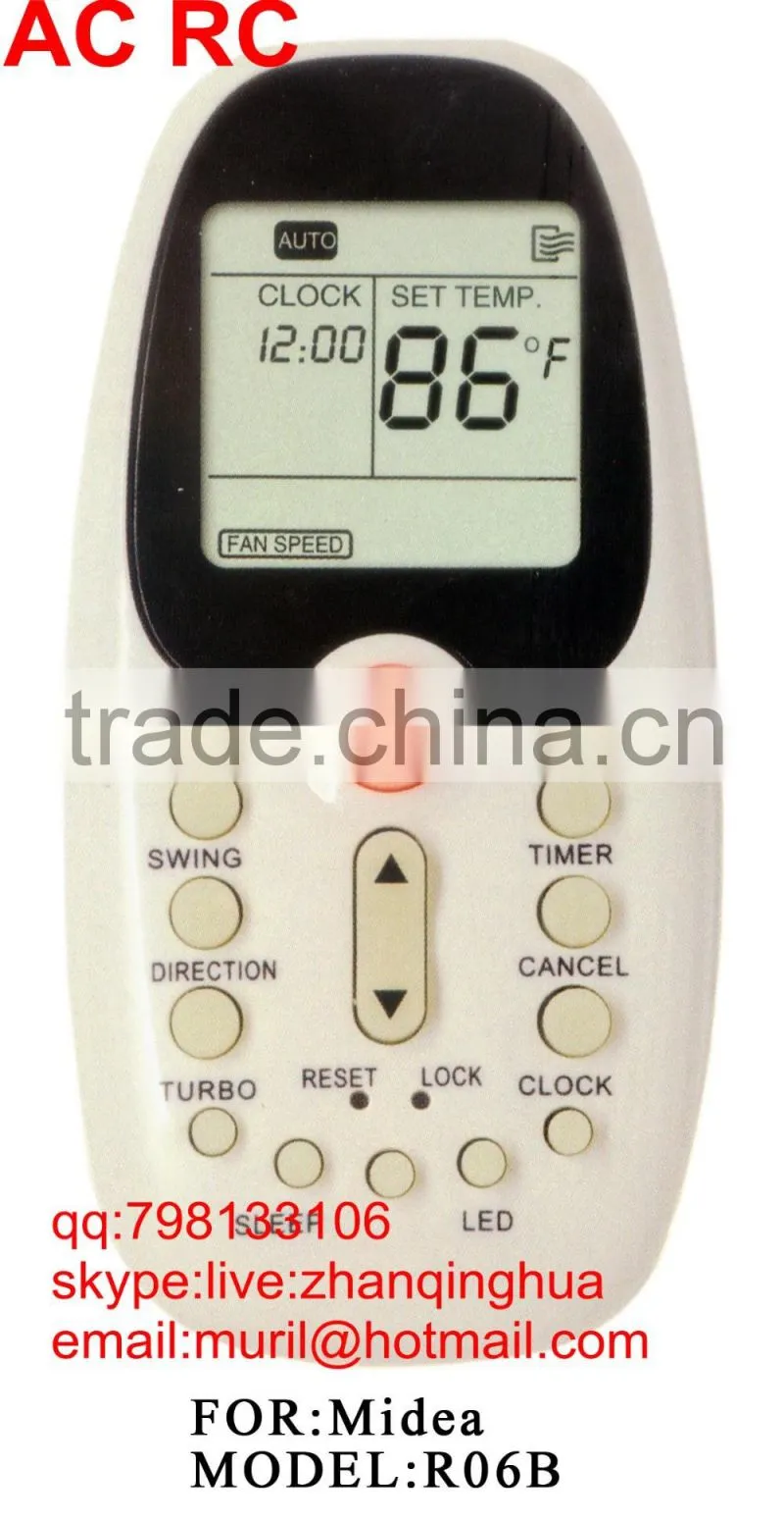 ZF White 13 Keys R51D/F Air condtioner Remote Control for Midea ac