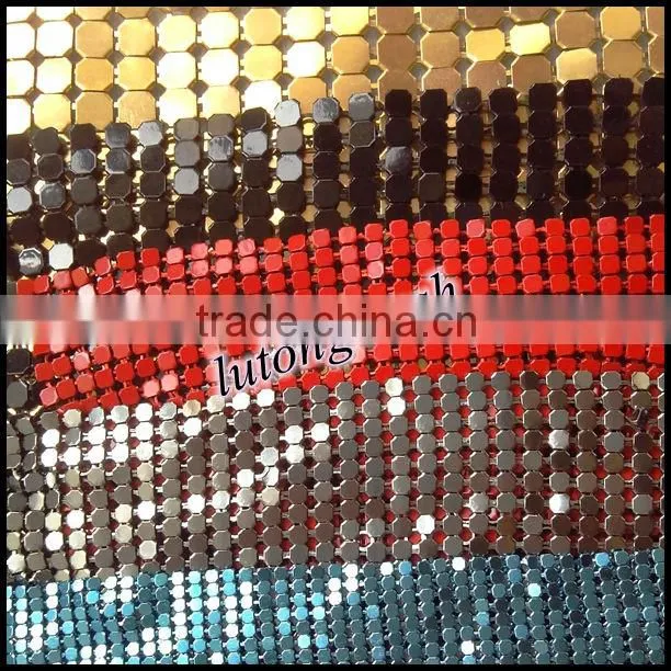 Anping high quality metal gold shiny fabric/free sample