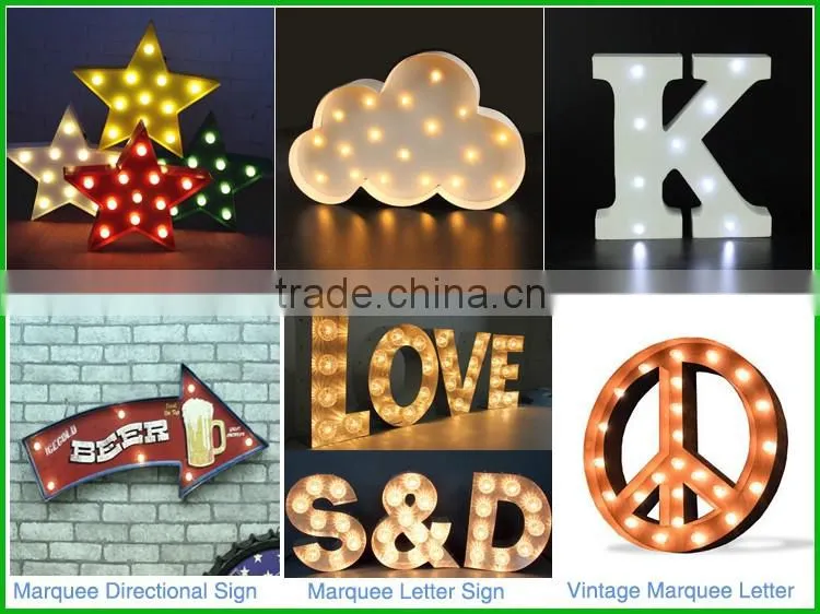 High Popular Advertising Light Up Outdoor Sign