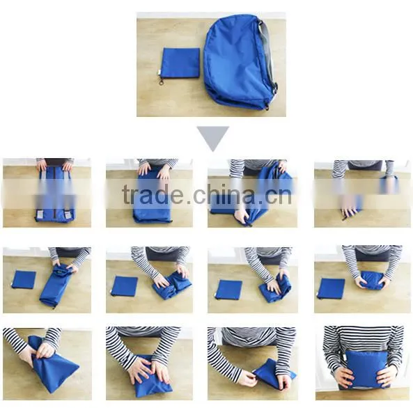 Multi-fonction foldable Shoulder Bag foldable Backpack