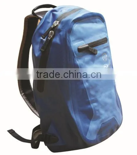 TPU Waterproof Shoulder backpack with water-resistant zippers