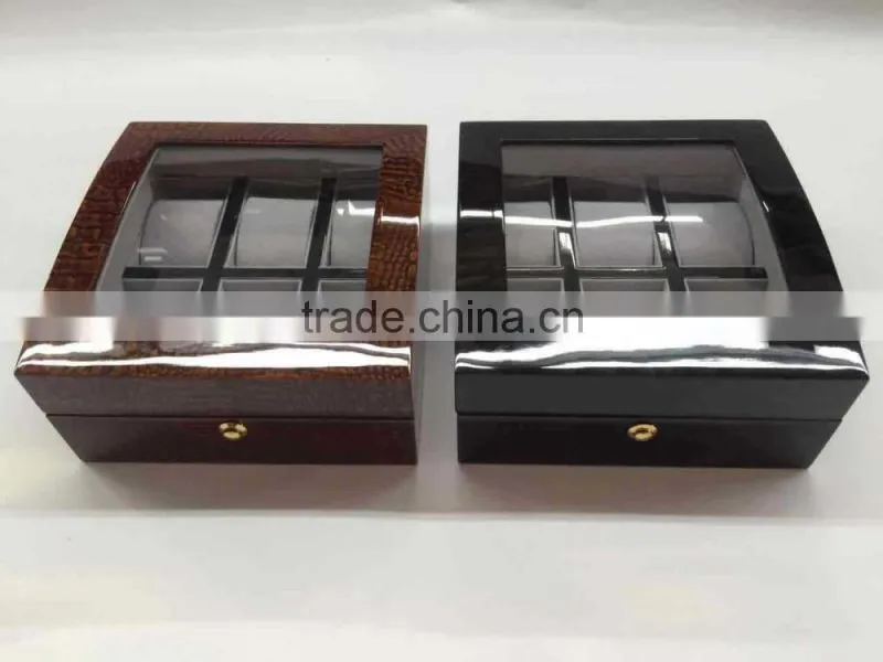 High Quality Wooden 6 slots Watch Box