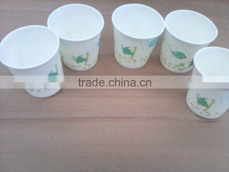 disposable coffee paper cups with cartoon design