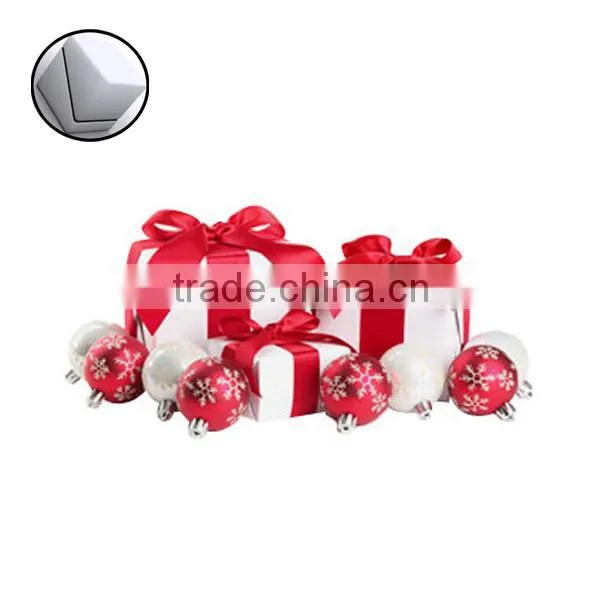 decorative packaging christmas paper gift box with ribbon