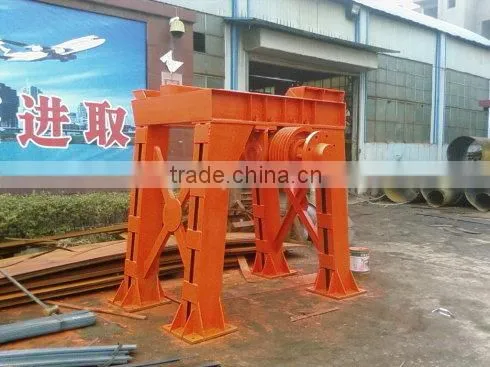 Concrete electric pole/pile mast making machine and moulds/machine for making concrete pipe