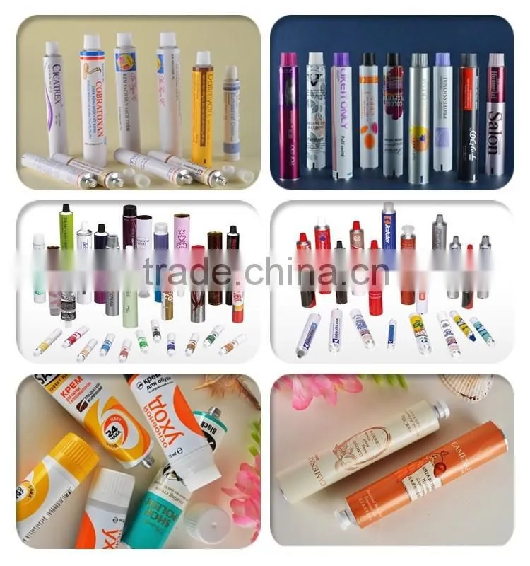 Free ready sample 11-19mm plastic needle nose aluminum tube for cosmetic and ointment packaging