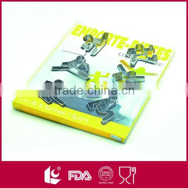 High Quality Sport Stainless steel Cookie cutter set
