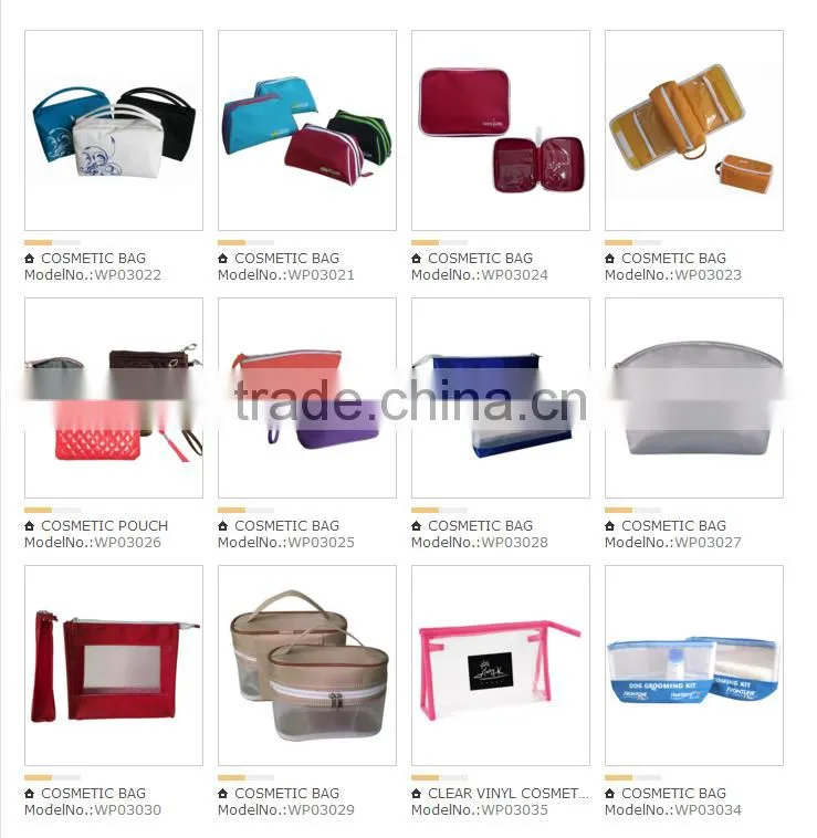 Fashionable hot sale silver purse cosmetic bag