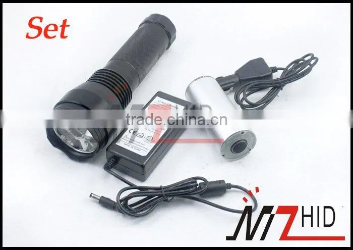 Spotlight 24W HID Flashlight/touch;2200mAh