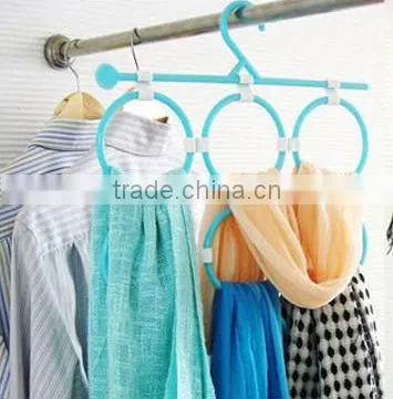 Round Scarf Hanger Pashmina Shop Shawl Hold Scarves Tie Storage Plastic Scarf Hangers