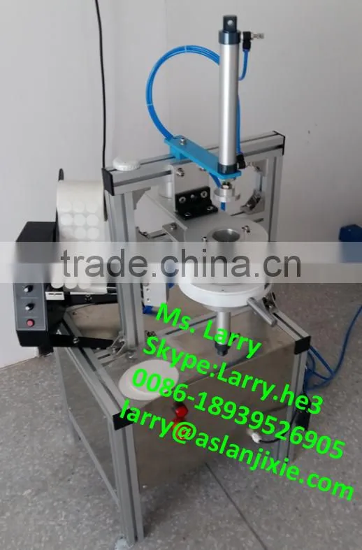 semi-automatic soap packing machine/round soap packaging machine