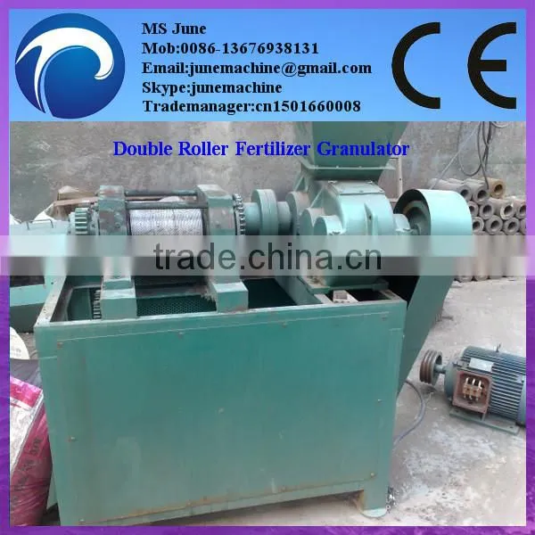 double roller organic fertilizer granulation with competitive price skype:junemachine