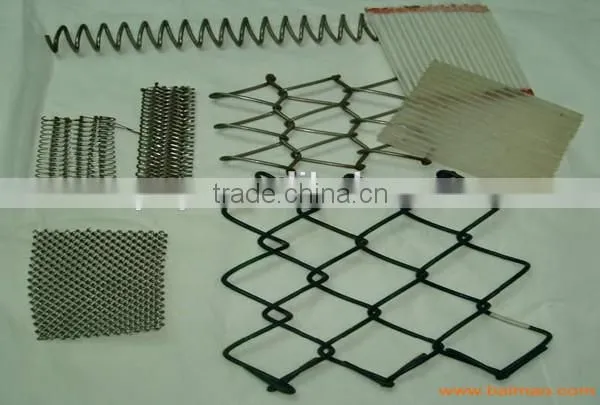hot sale galvanized or pvc coated chain link rhombus wire mesh fence