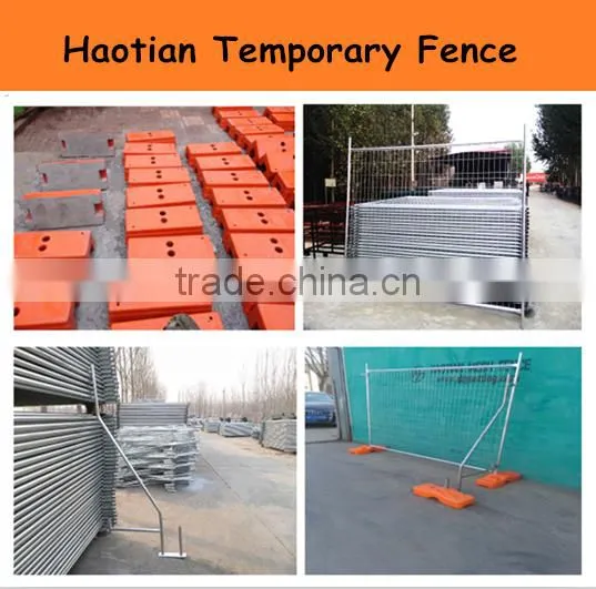 6'X12'Outdoor American Used Temporary construct chain link fence for safety with feet