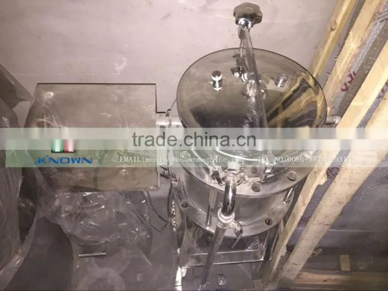 Stainless steel Vacuum Honey royal jelly filter /honey filting machine