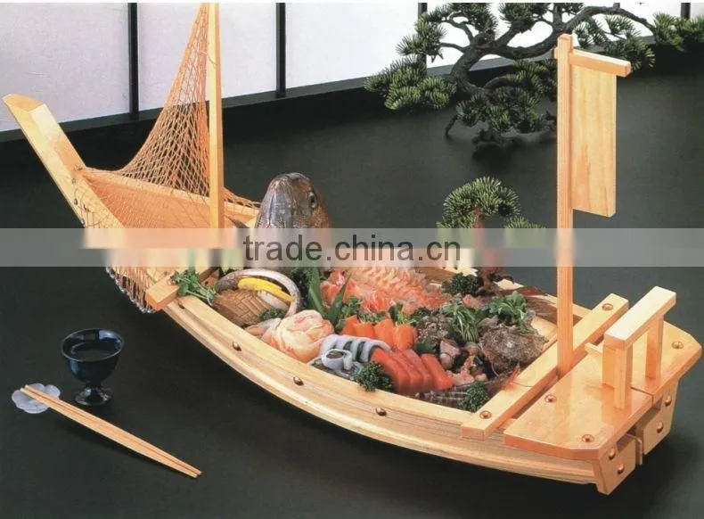 ISO9001 Factory wholesale bamboo sushi boat