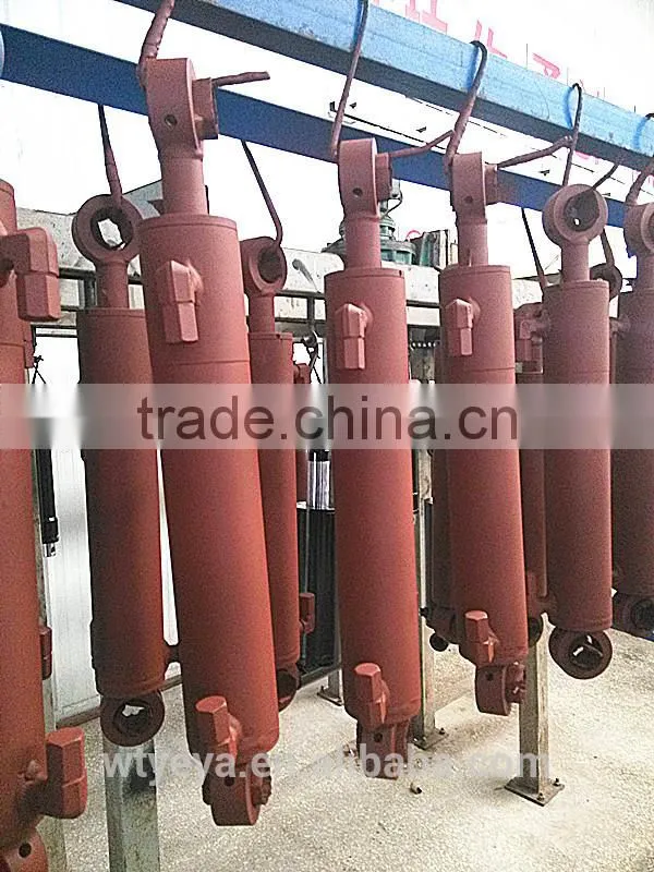 bore 2.5 inch rod 1inch stroke 28inch double acting small welded Hydraulic cylinders for trailer manufacturer