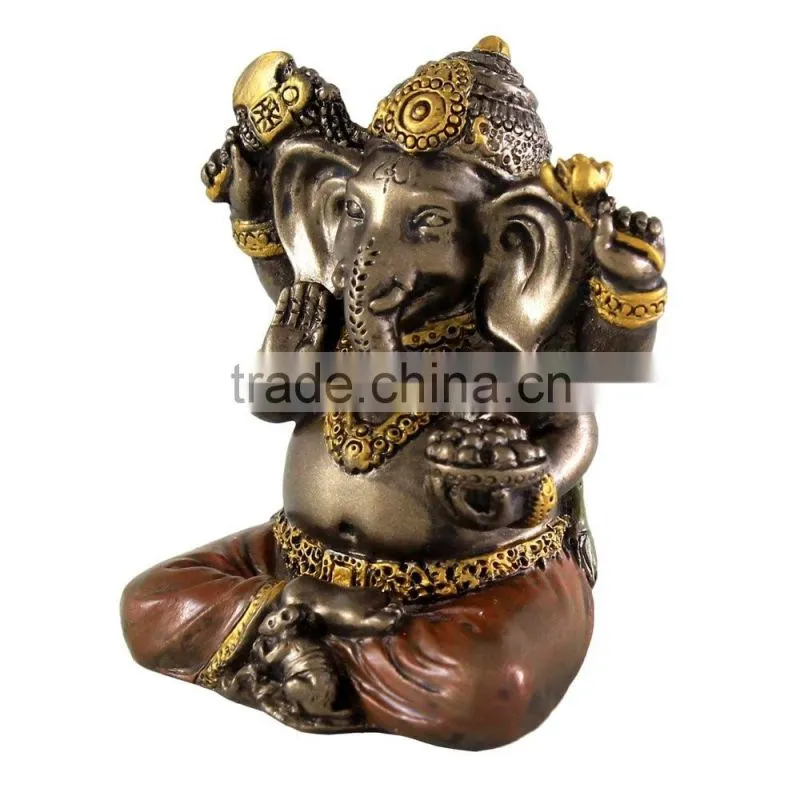 2" Mini Ganesh Hindu Elephant God of Success