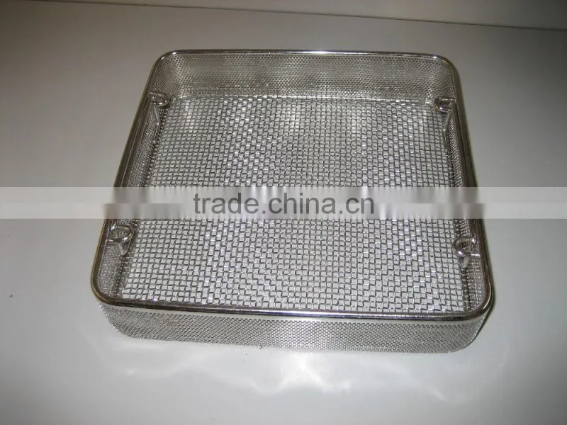 industrial galvainzed cheap folding wire mesh baskets for sale